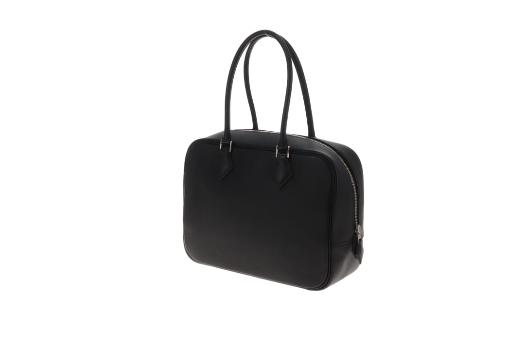 Hermes Plume 28 Black Swift PHW 2014