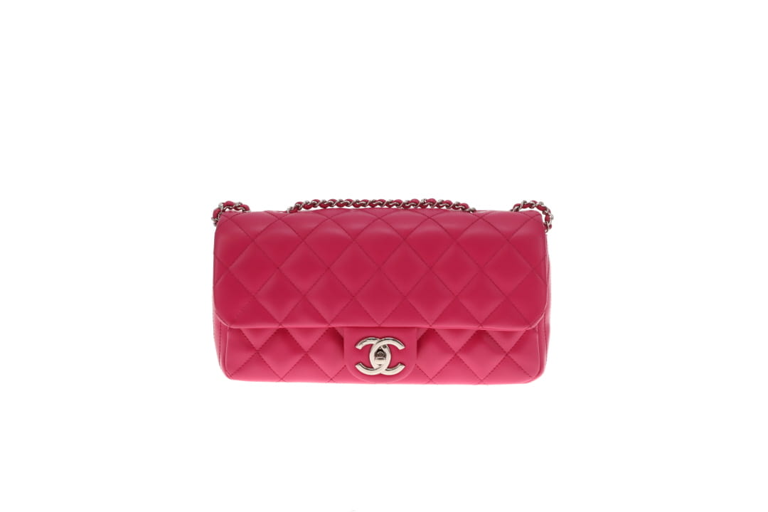 Chanel Coco Rain East West Single Flap Pink SHW 2016