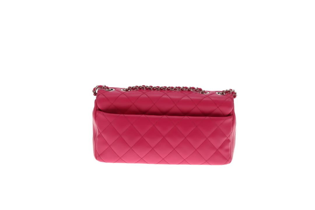 Chanel Coco Rain East West Single Flap Pink SHW 2016