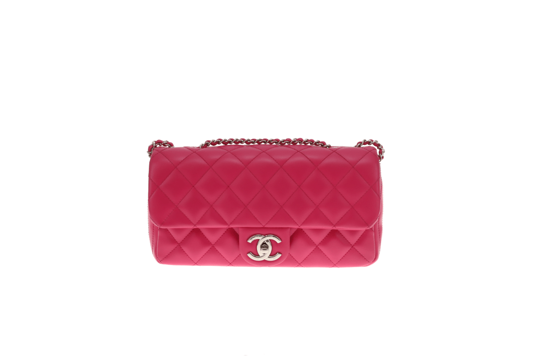 Chanel Coco Rain East West Single Flap Pink SHW 2016