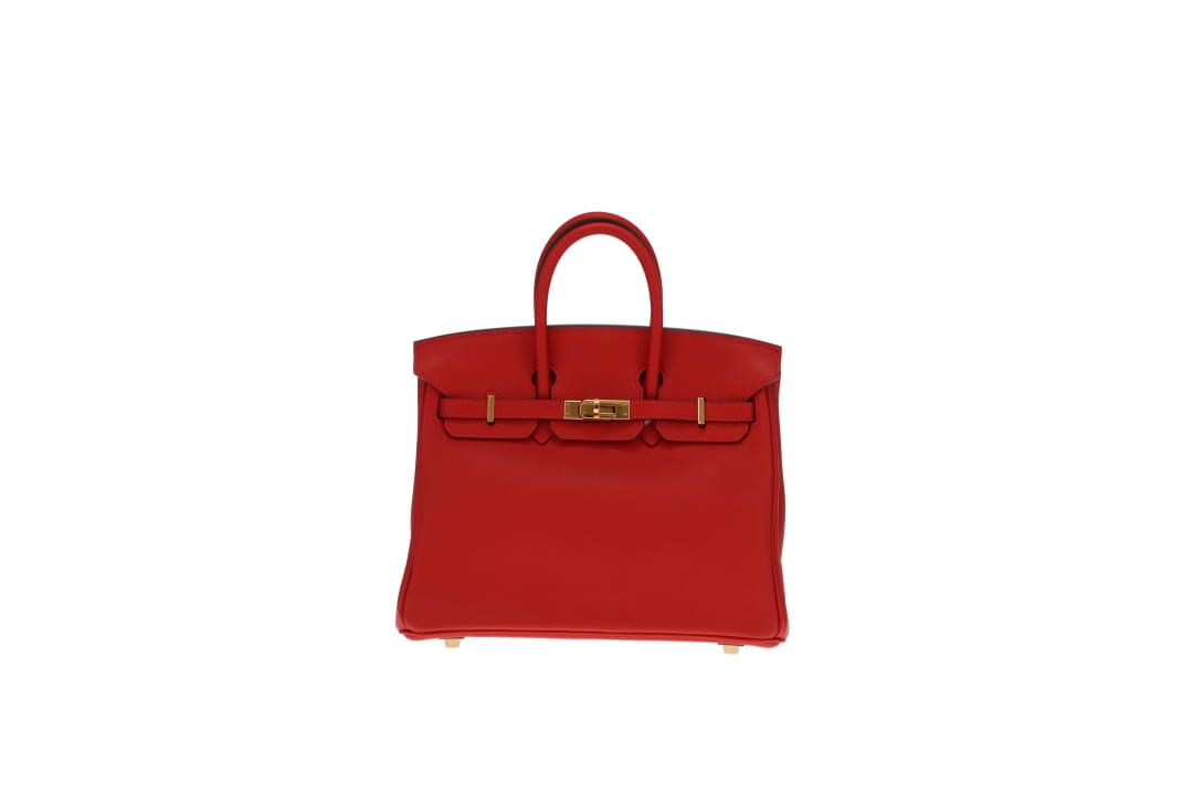Hermes Birkin 25  Rouge Tomate Swift GHW 2016