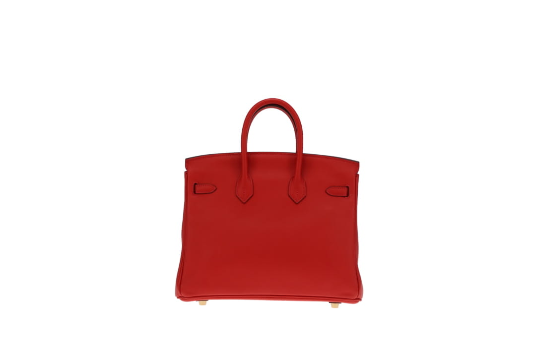 Hermes Birkin 25  Rouge Tomate Swift GHW 2016