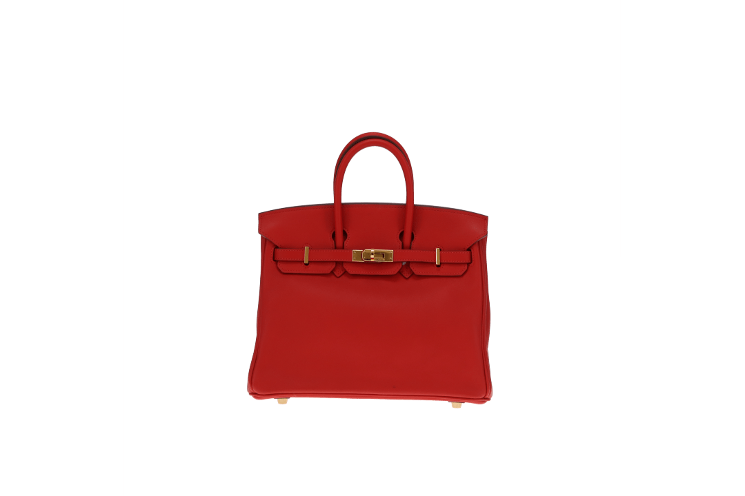 Hermes Birkin 25  Rouge Tomate Swift GHW 2016