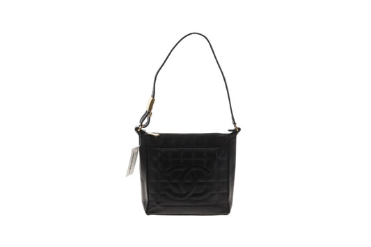 Chanel CC Chocolate Bar Lambskin Shoulder Bag 2000/02
