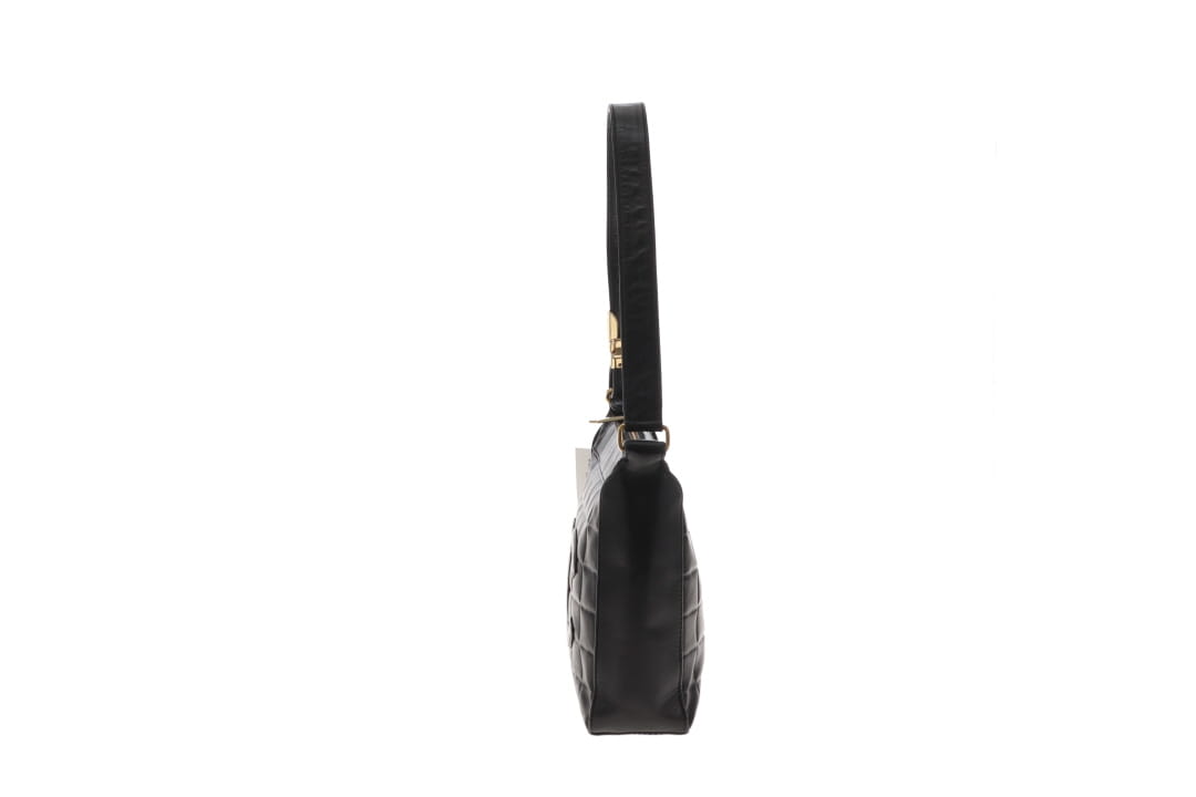 Chanel CC Chocolate Bar Lambskin Shoulder Bag 2000/02