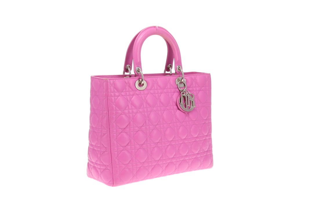 Dior Lady Dior Large Pink SHW 2011
