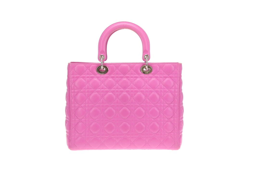 Dior Lady Dior Large Pink SHW 2011