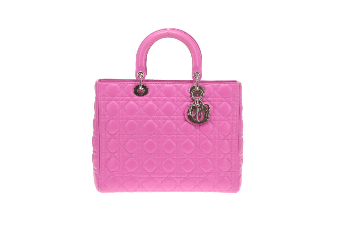 Dior Lady Dior Large Pink SHW 2011
