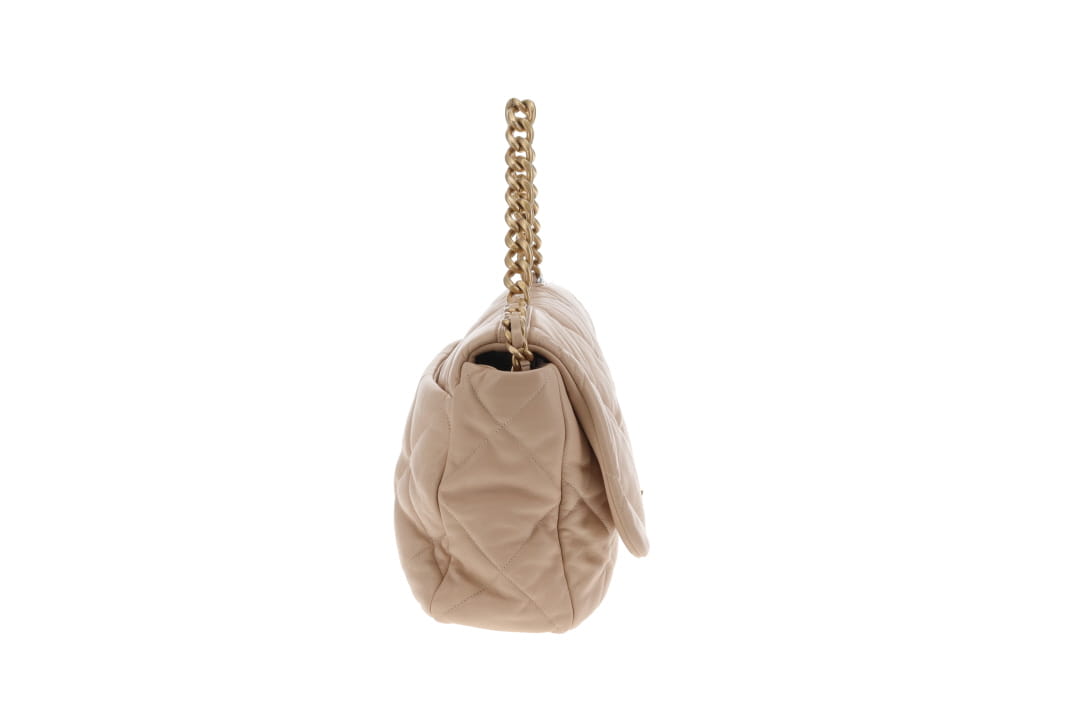 Chanel 19 Bag Maxi Beige Lambskin 2019