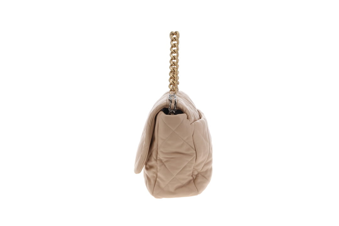 Chanel 19 Bag Maxi Beige Lambskin 2019