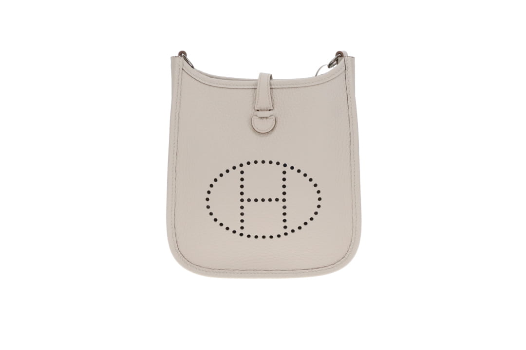 Hermes Evelyne TPM Gris Pale Clemence Leather 2024
