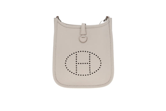 Hermes Evelyne TPM Gris Pale Clemence Leather 2024