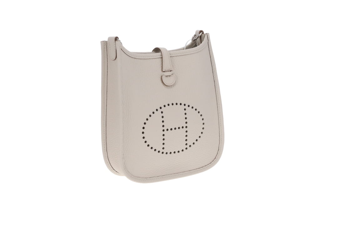 Hermes Evelyne TPM Gris Pale Clemence Leather 2024