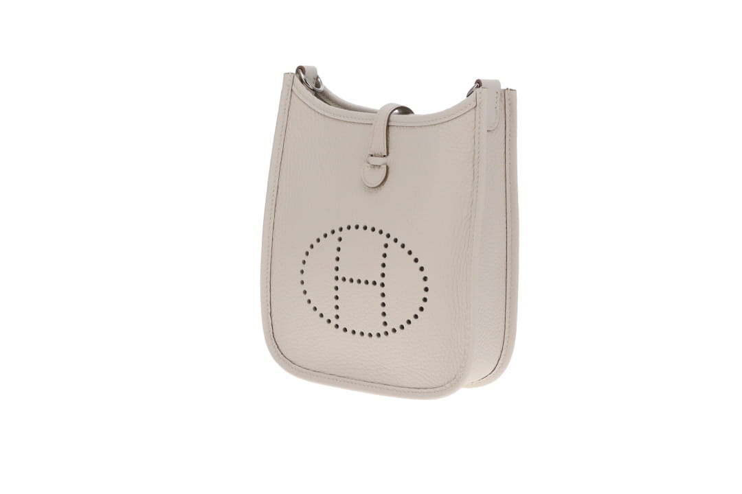Hermes Evelyne TPM Gris Pale Clemence Leather 2024