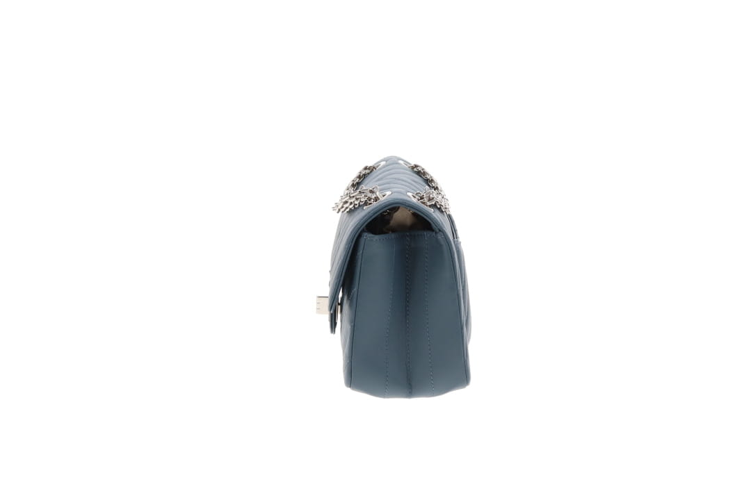 Chanel 2.55 Reissue Flap Bag In Aged Calfskin Chevron Blue 2023