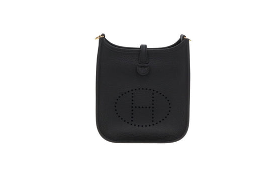 Hermes Evelyne TPM Noir Clemence Leather 2024