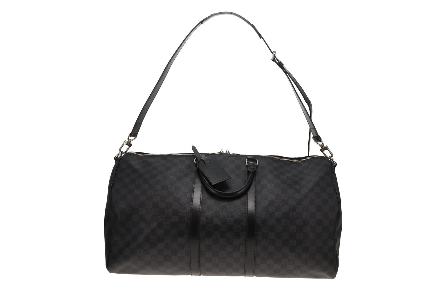 Louis Vuitton Keepall Bandouliere 55 Damier Graphite (hotstamped GC)
