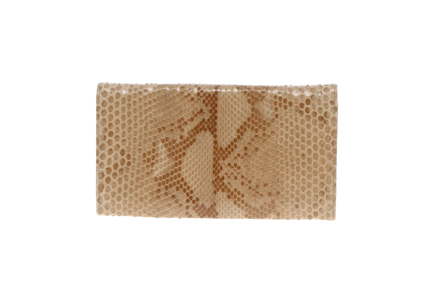 Prada Python Beige Long Flap Wallet Vintage