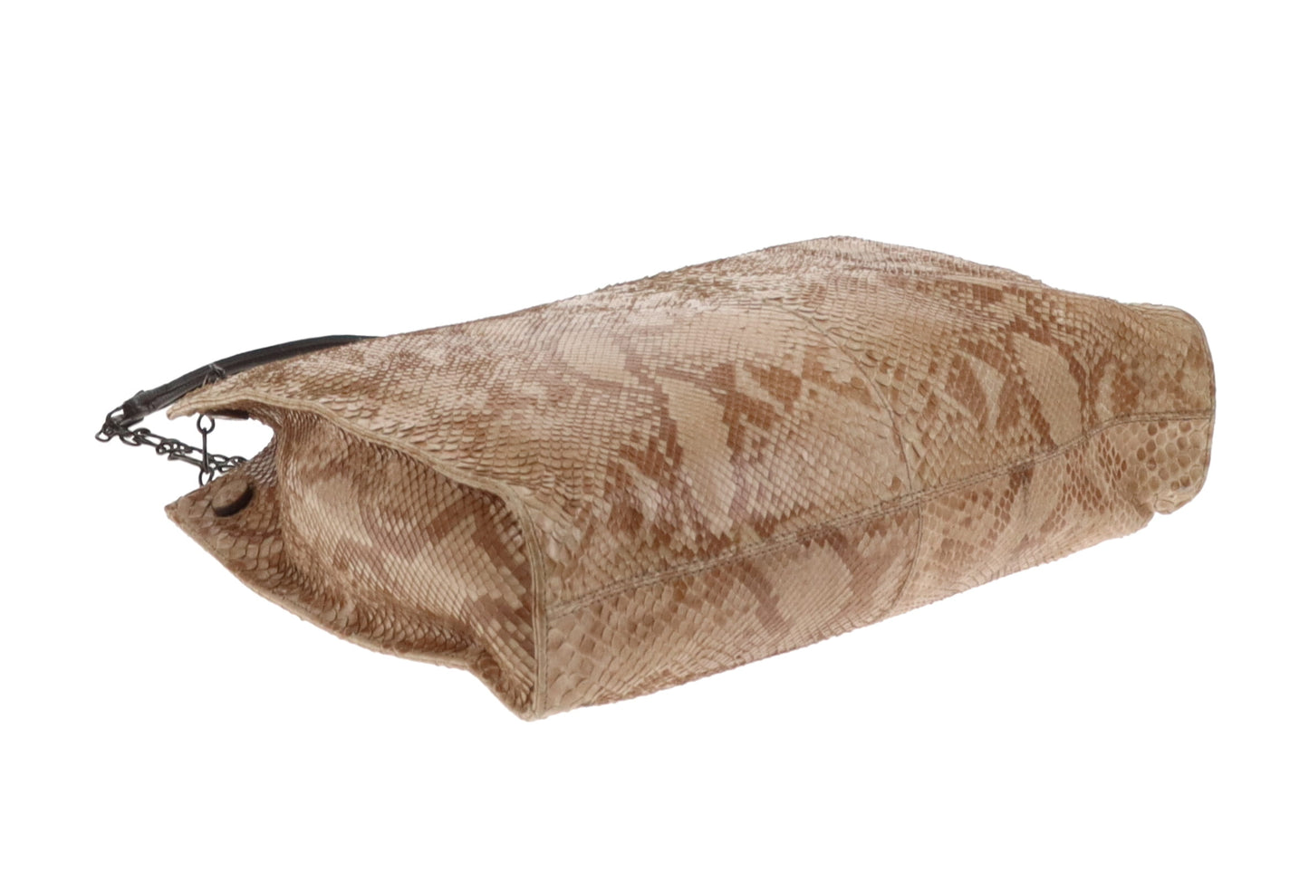 Prada Python Beige Square Tote Vintage