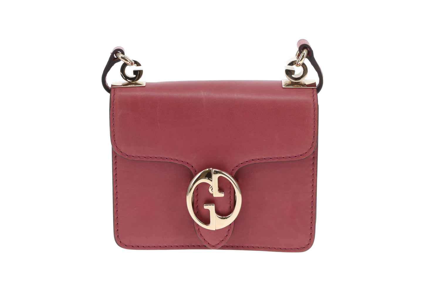 Gucci 1973 Mini Bag Pink Leather GHW