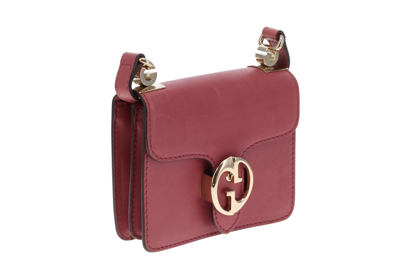 Gucci 1973 Mini Bag Pink Leather GHW