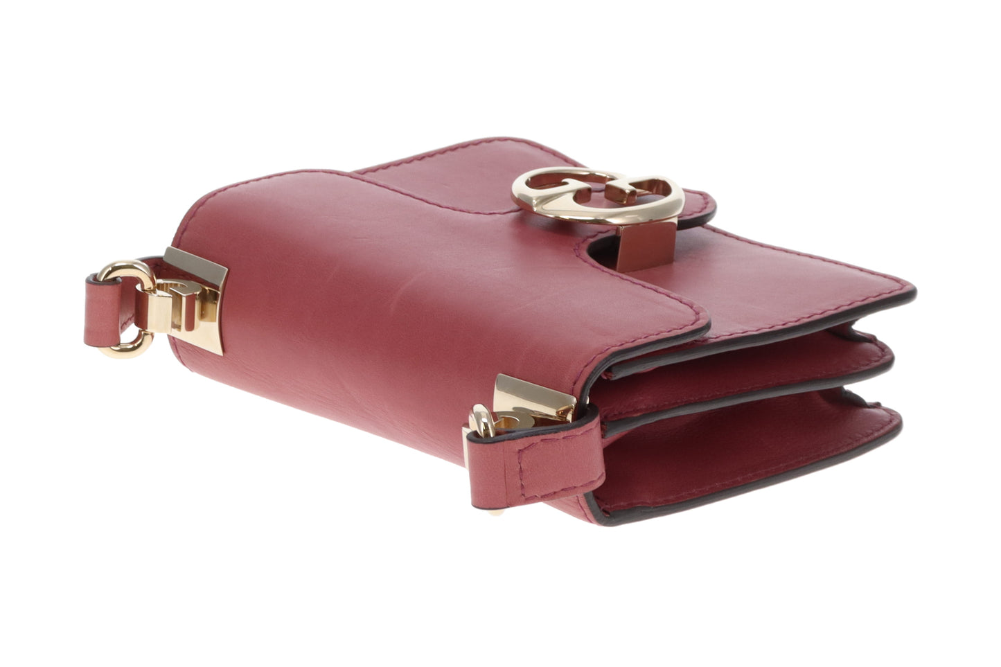 Gucci 1973 Mini Bag Pink Leather GHW