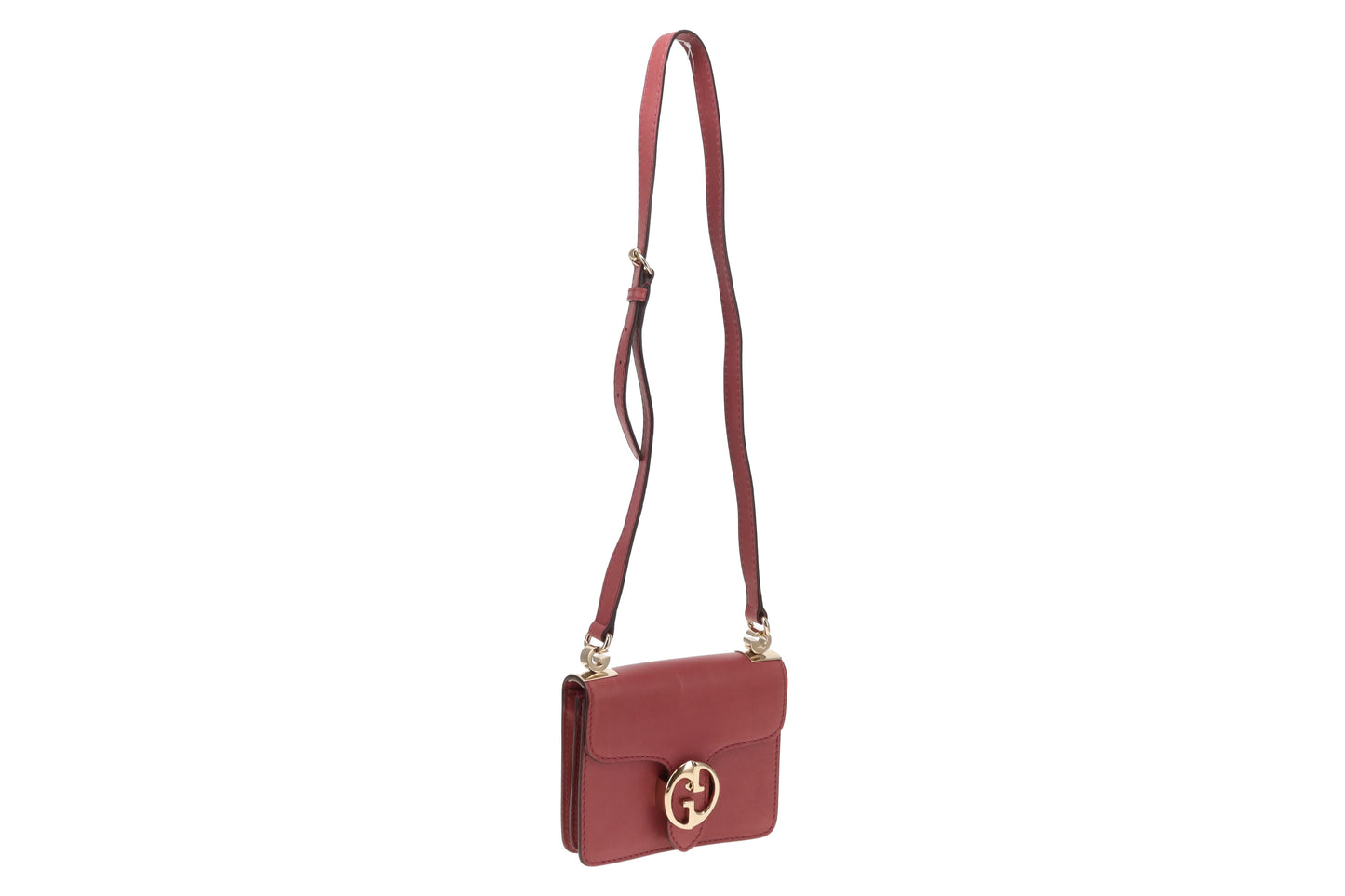 Gucci 1973 Mini Bag Pink Leather GHW