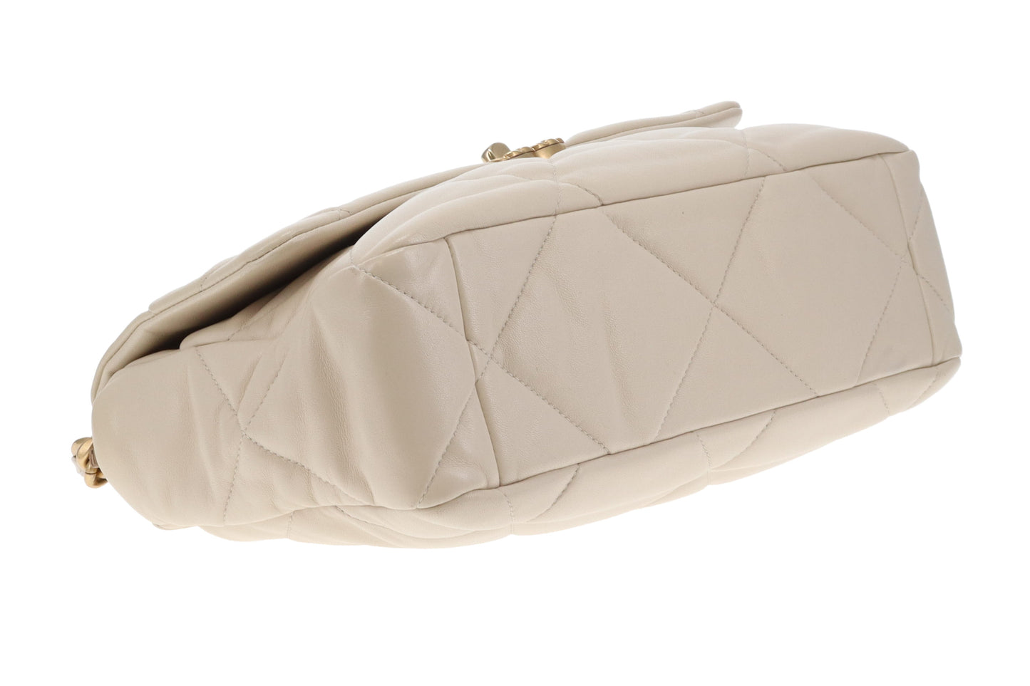 Chanel 19 Medium In Ivory Lambskin 2020