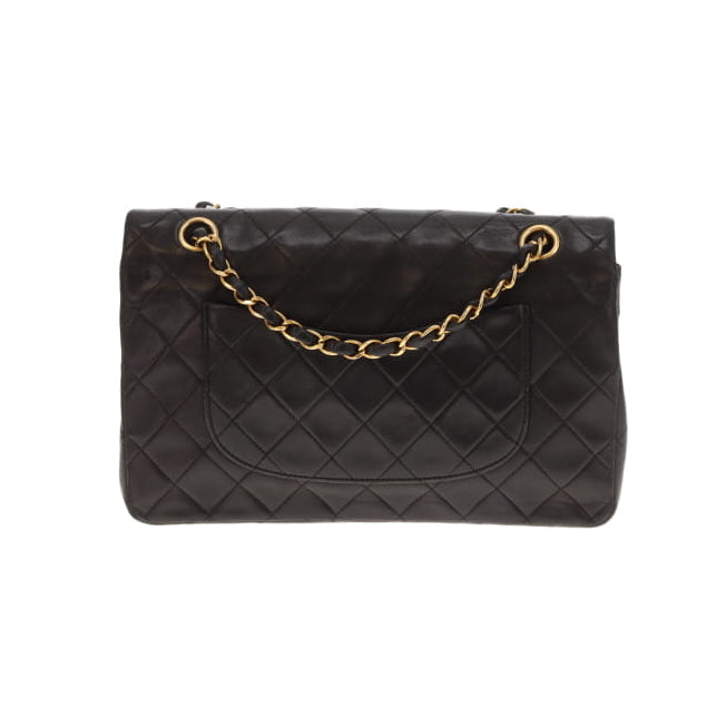 Chanel Classic Double Flap Medium Black Lambskin GHW  (3 series - 94/96)