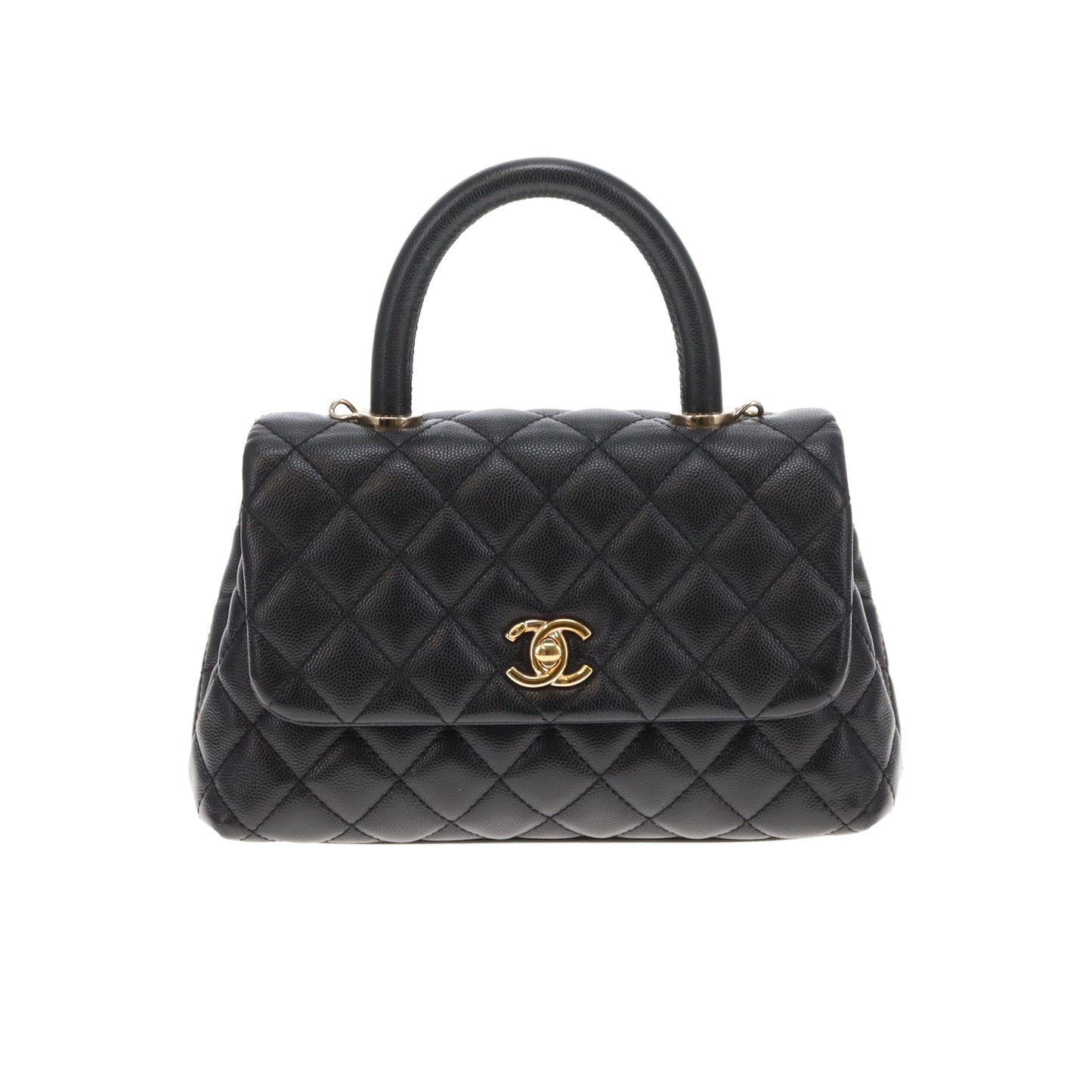 Chanel Coco Handle Small Black Caviar GHW 2020