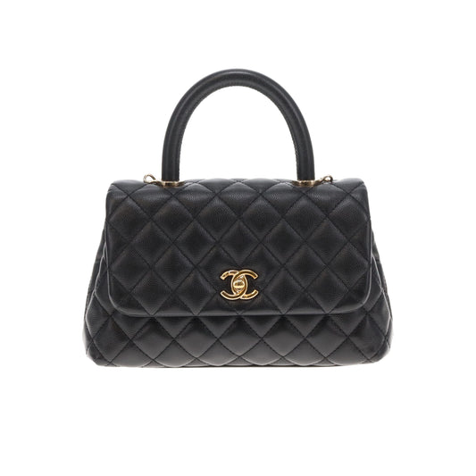 Chanel Coco Handle Small Black Caviar GHW 2020