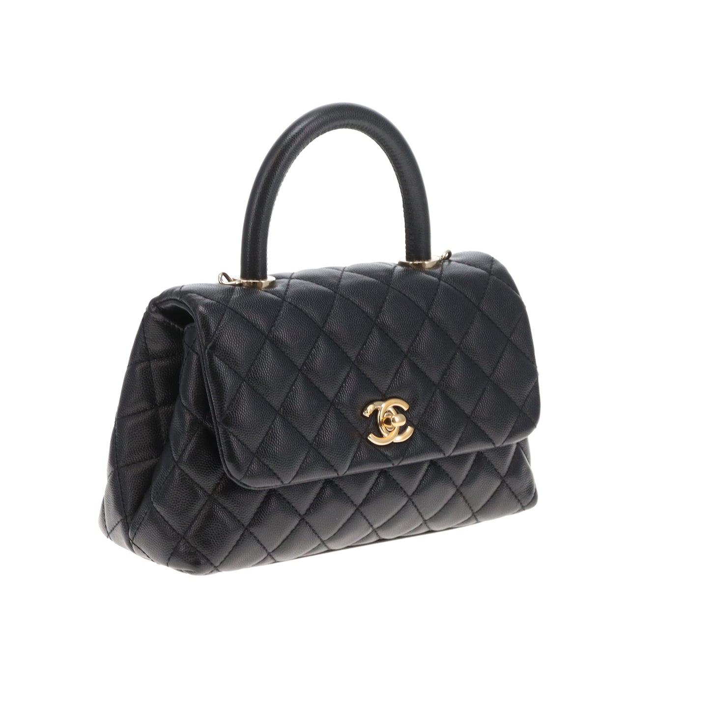 Chanel Coco Handle Small Black Caviar GHW 2020