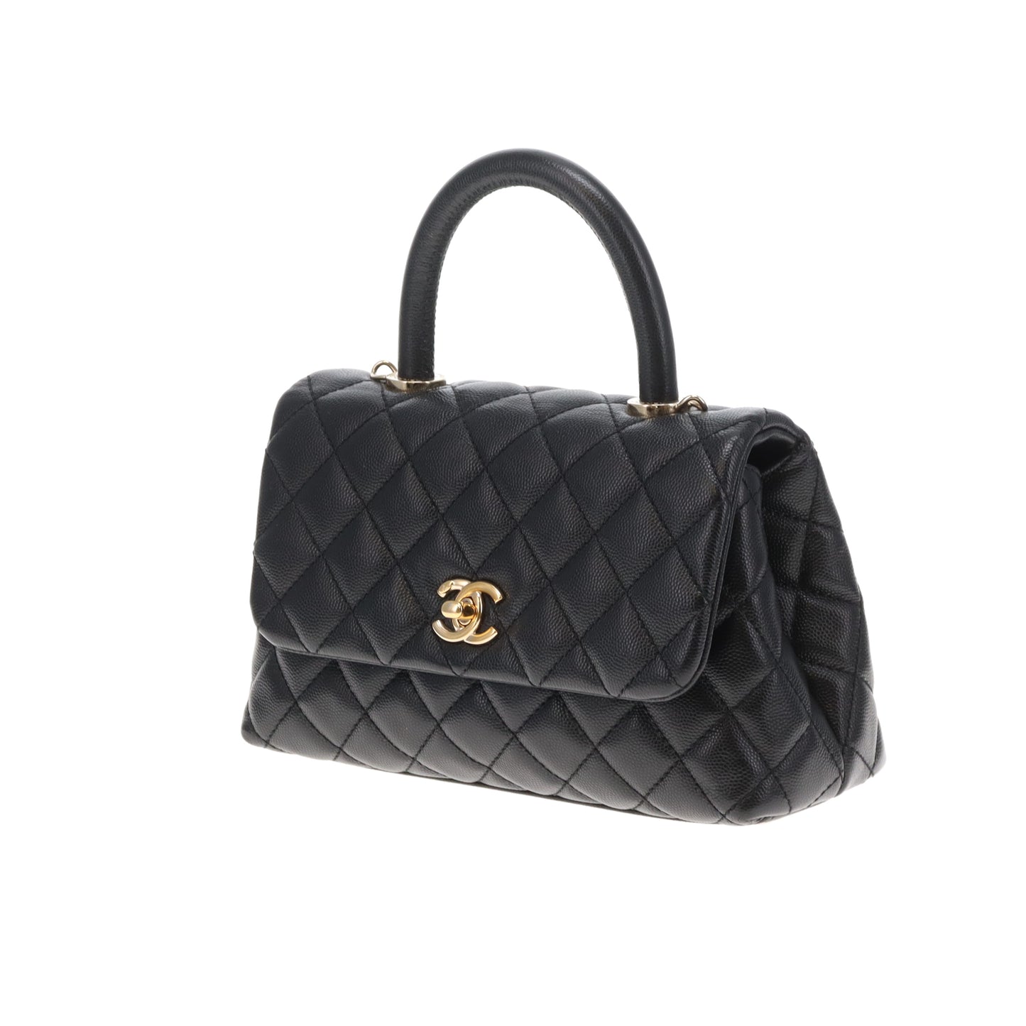 Chanel Coco Handle Small Black Caviar GHW 2020