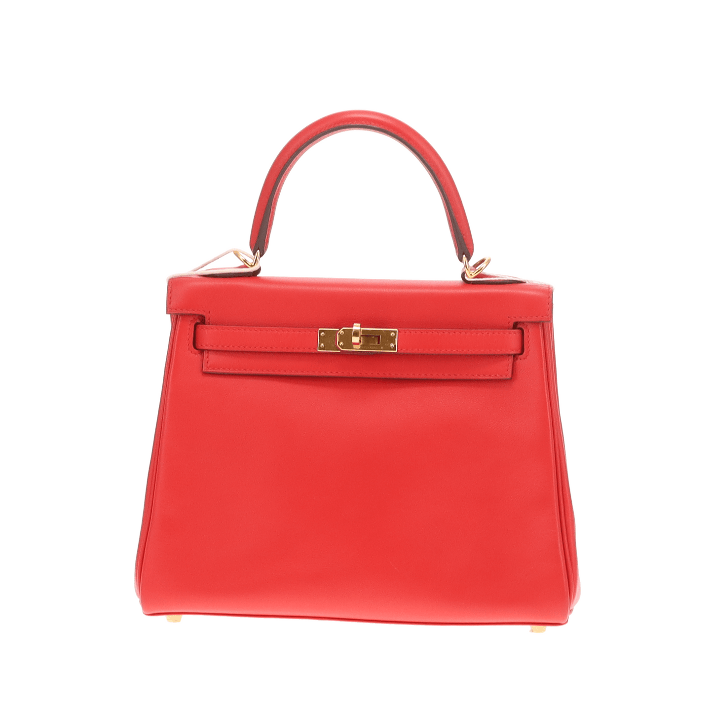 Hermes Kelly 25 Retourne Rouge de Coeur Swift GHW 2020