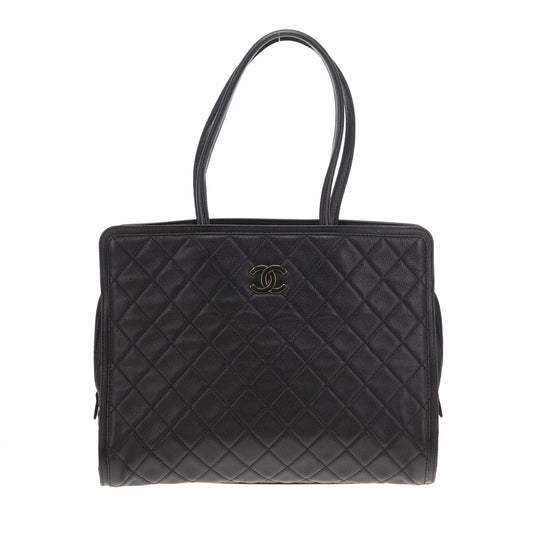Chanel Tote Bag Black SHW 2014