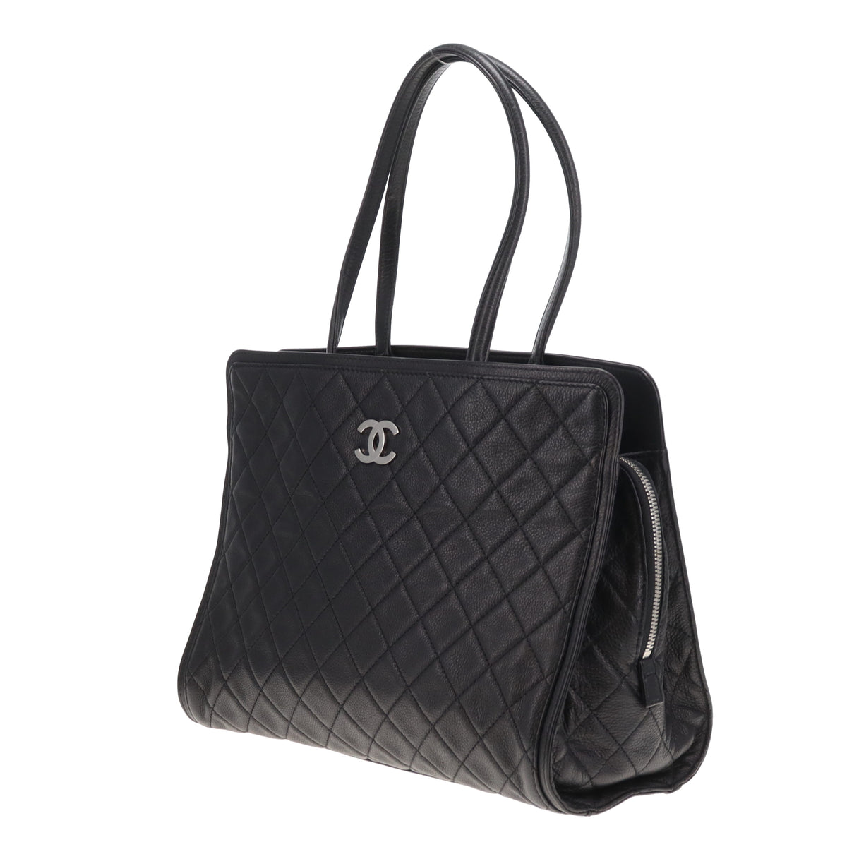 Chanel Tote Bag Black SHW 2014