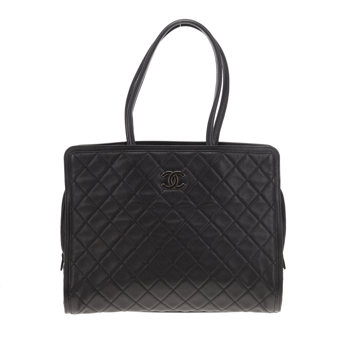 Chanel Tote Bag Black SHW 2014