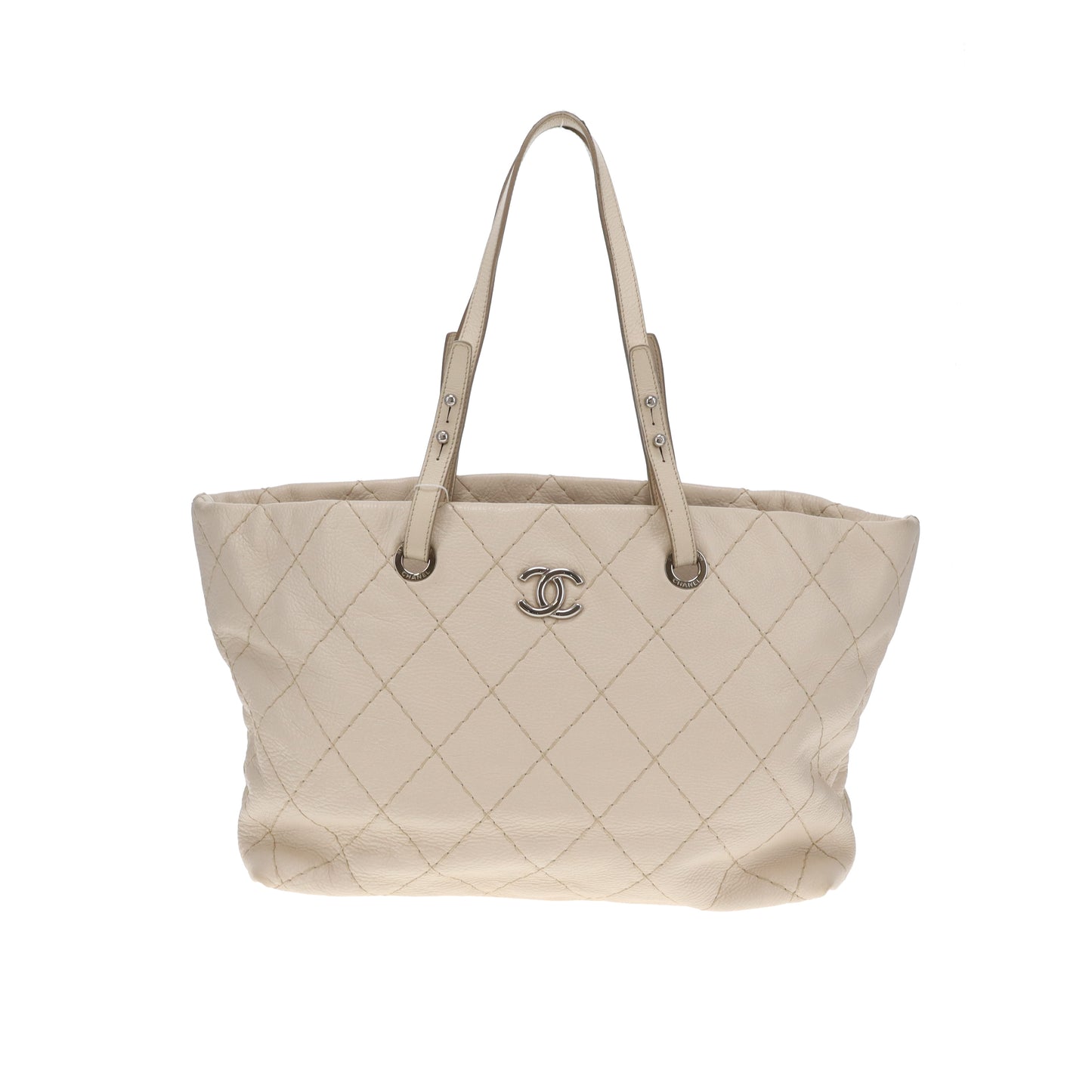Chanel On The Road Tote Bag Ivory SHW 2011