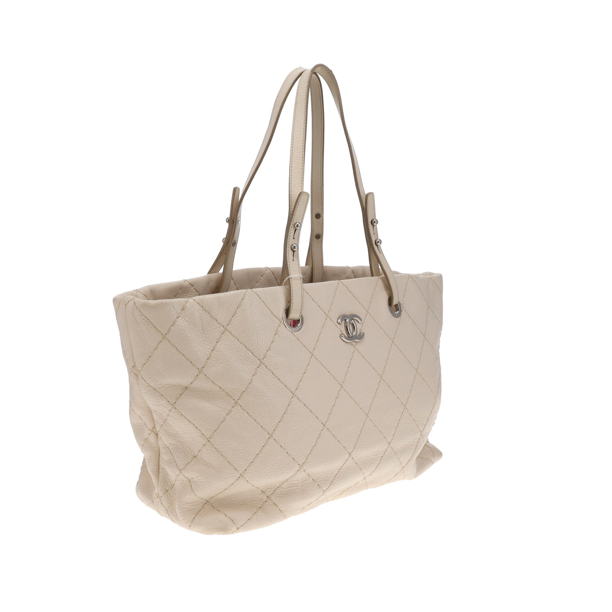 Chanel On The Road Tote Bag Ivory SHW 2011