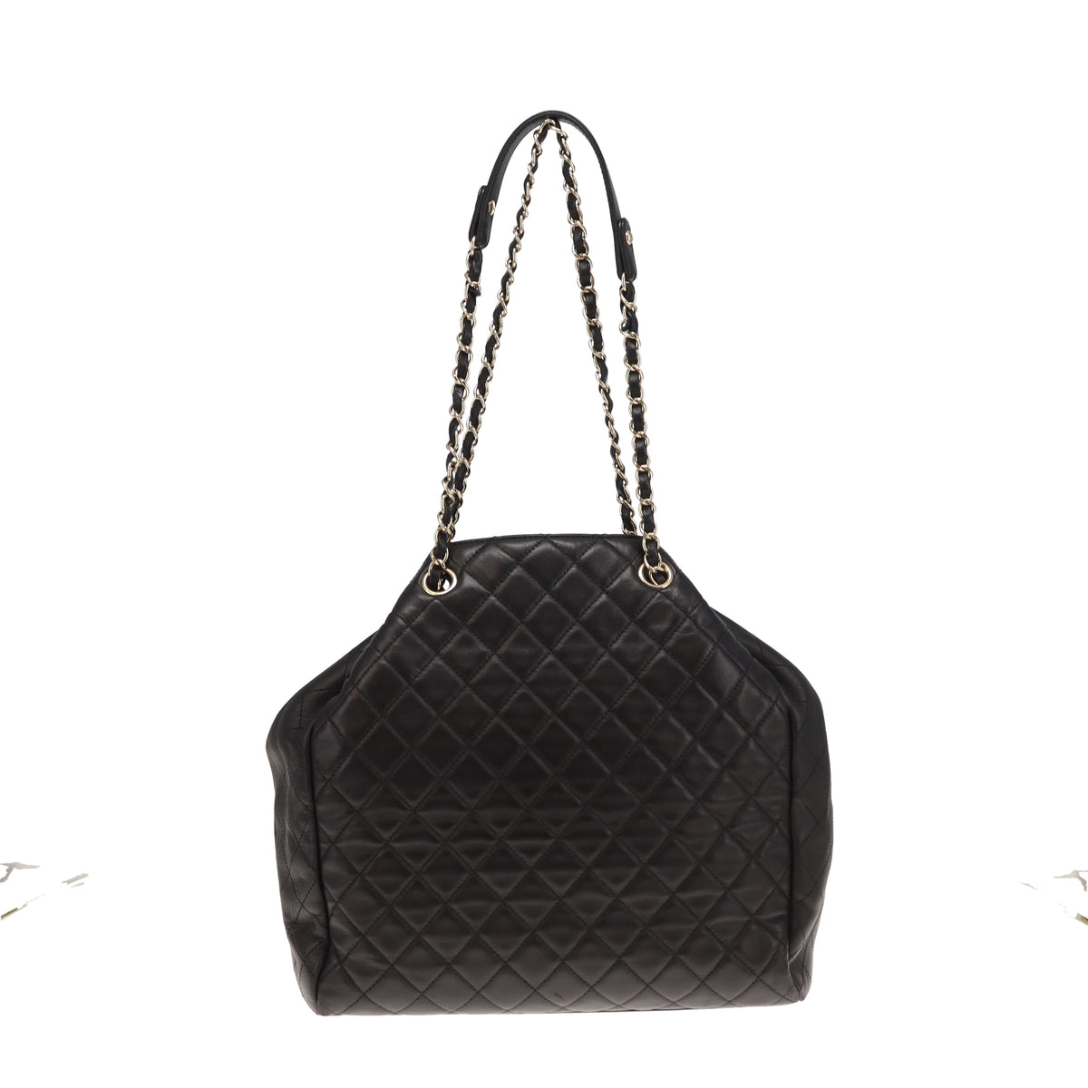 Chanel Drawstring Bucket Bag Black Lambskin GHW 2016/17