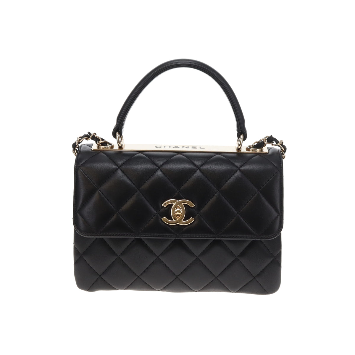 Chanel Trendy Medium Black With Gold Hardware 2019/20