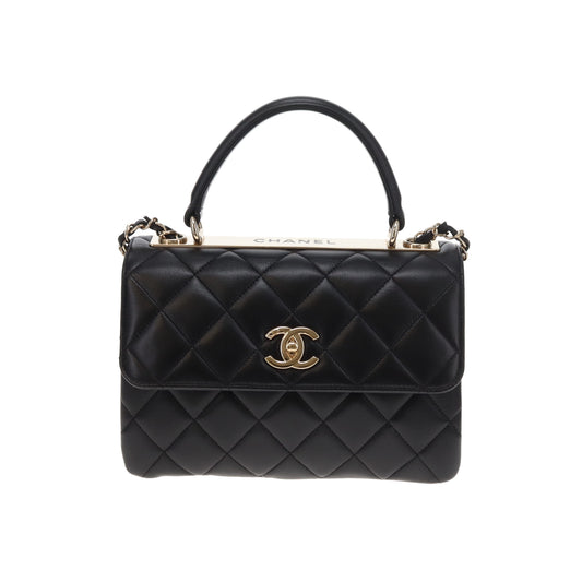 Chanel Trendy Medium Black With Gold Hardware 2019/20