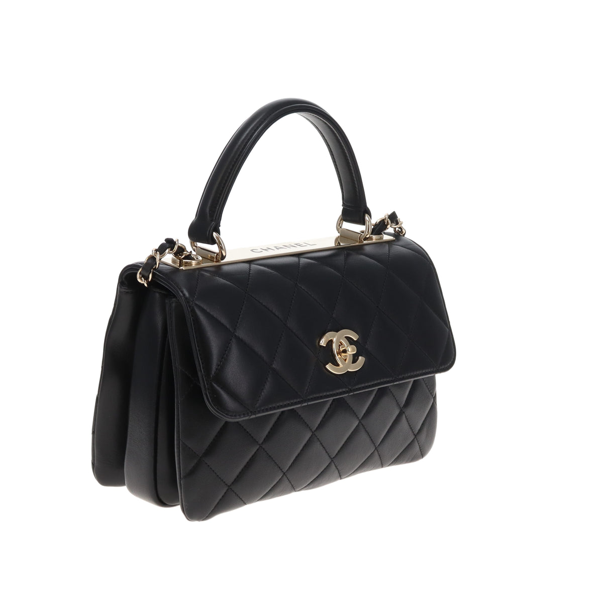Chanel Trendy Medium Black With Gold Hardware 2019/20