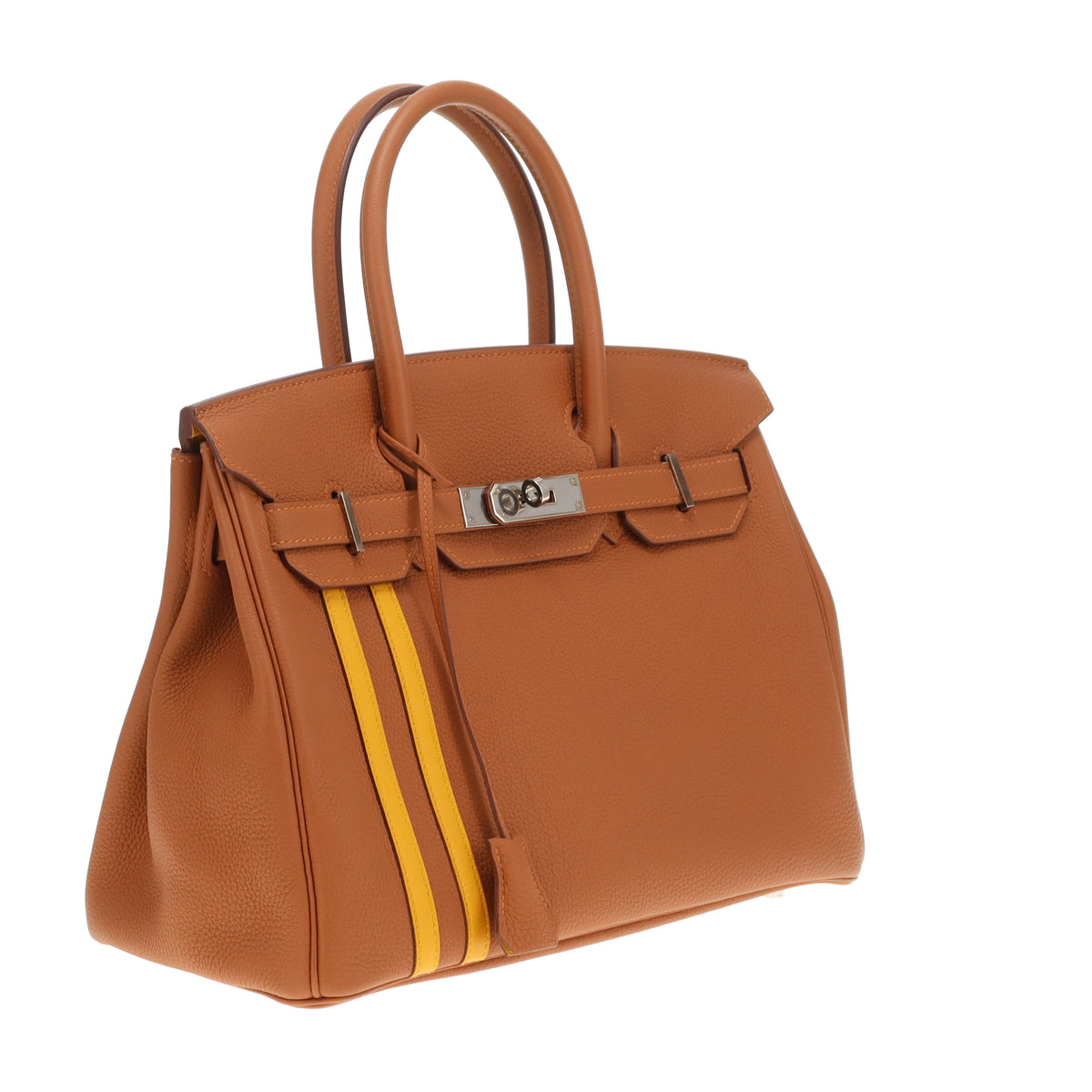 Hermes Birkin 30 Officier Gold Togo/Jaune Ambre Swift Palladium HW 2018