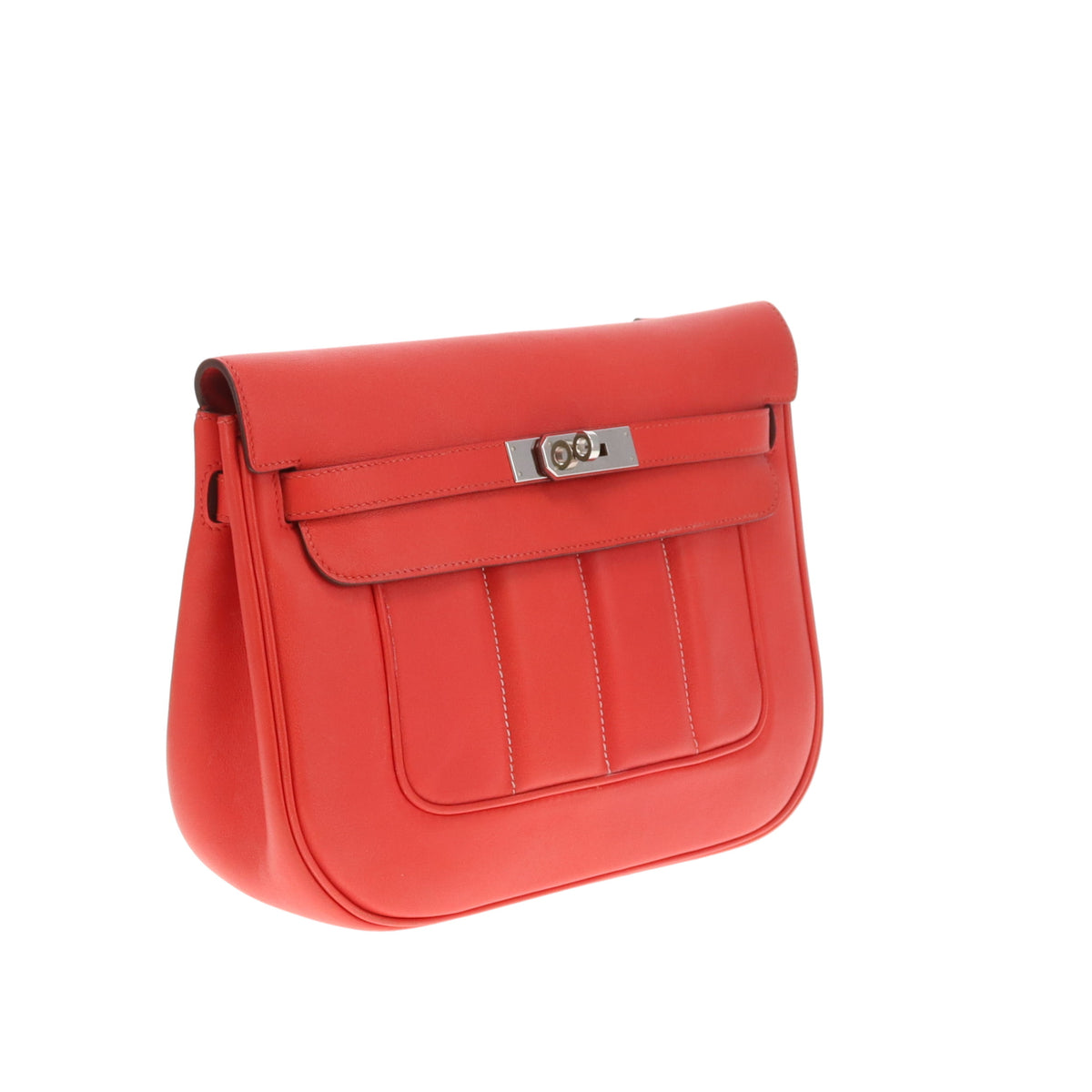 Hermes Sac Berline 28 Red Vermillion Swift PHW 2016