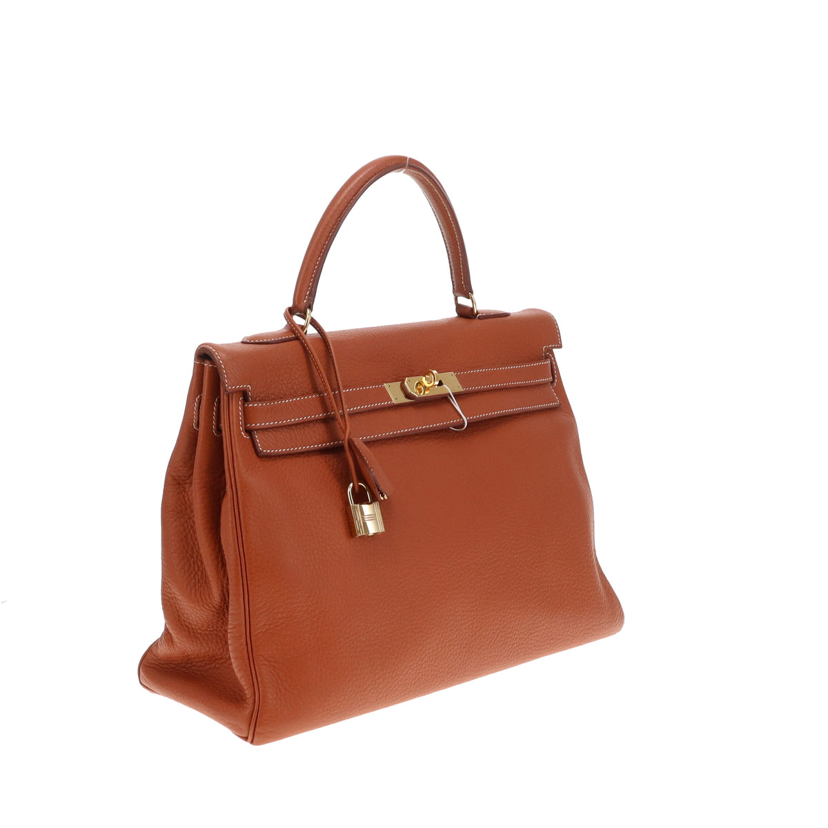 Hermes Kelly Retourne 35 Tan Clemence GHW 1999
