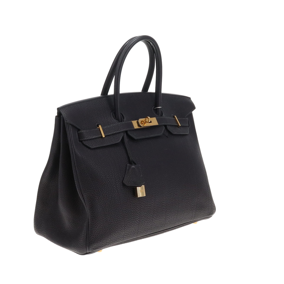 Hermes Birkin Retourne 35 Bleu Marine Togo GHW 2003