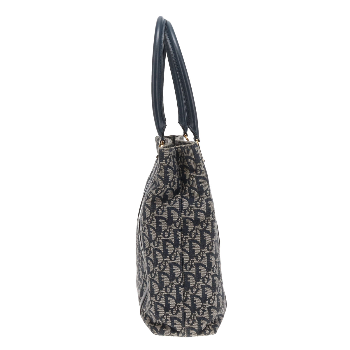 Dior Vertical Tote Vintage Blue Diorissimo GHW 2002