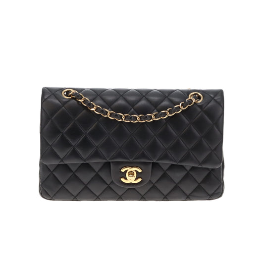 Chanel Classic Double Flap Medium Black Lambskin/Gold HW 2018