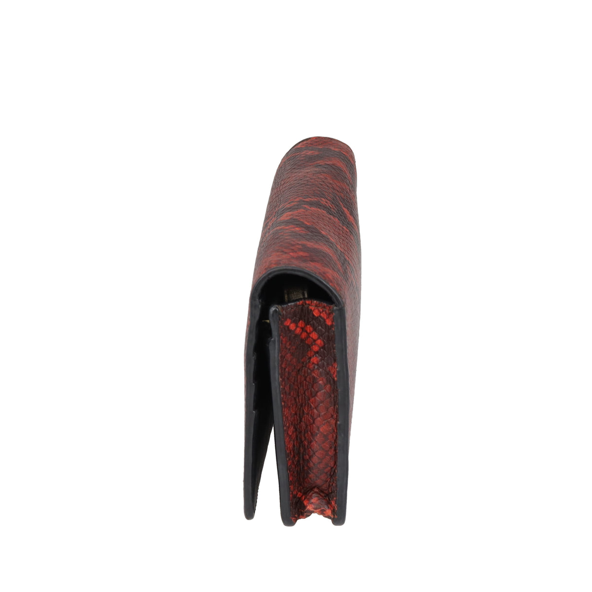 Marc Jacobs Python Embossed Wallet On Strap Red